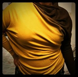 Vertigo Paris 2 tone Brown & Yellow long sleeve